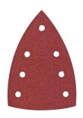Krążek ścierny na rzep trójkąt DELTA 98x148mm P400 PS22K 7-OTWORÓW
