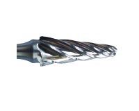Frez trzpieniowy do aluminium KEL 12X30X6 - stożek zaokrąglony szpic