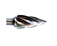 Frez trzpieniowy do aluminium SPG 12X25X6 - łuk ostry szpic