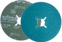 Krążek ścierny fibrowy 125x22mm P036 ZF714 VSM cyrkon