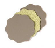 Krążek ścierny na rzep (scallop disc) 35mm P3000 fala 991AK STARCKE papier wodny węglik krzemu