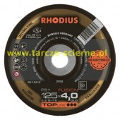  Tarcza do szlifowania T27-125x4,0x22 P060 RHODIUS FS1 TOP STAL/INOX FUSION