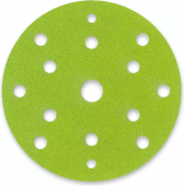 Krążek ścierny na rzep 150mm P500 15-OTWORÓW SIA1550 siapower (zielony)