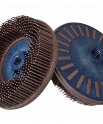 Szczotka nylonowa BD-ZB doczołowa 115xM14 P036 brązowa TYROLIT SUNBURST ULTRA-COARSE