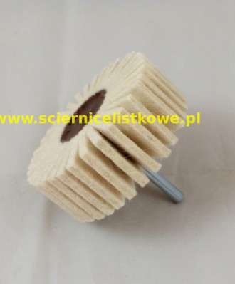 Ściernica filcowa listkowo trzpieniowa 80x30x6