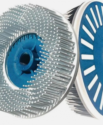 Szczotka nylonowa BD-ZB doczołowa 115xM14 P120 biała TYROLIT SUNBURST MEDIUM