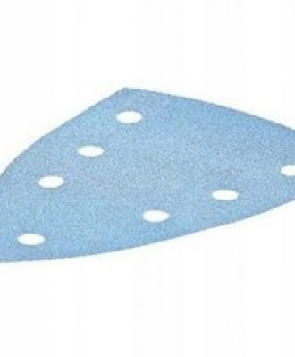 Krążek ścierny rzep trójkąt DELTA 98x148mm P3000 SA331 7-OTWORÓW