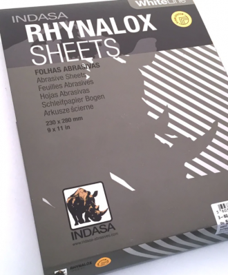 Papier ścierny Arkusz A4 230x280 P180 INDASA RHYNALOX WHITE LINE