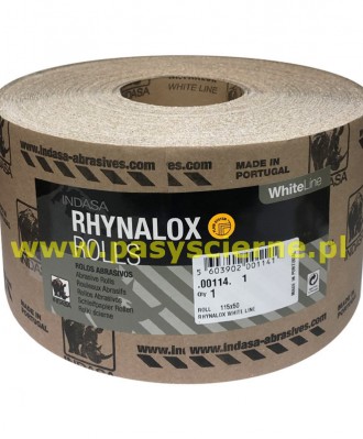 Papier ścierny 115mm P060 INDASA WHITE RHYNALOX PLUS LINE