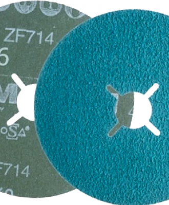 Krążek ścierny fibrowy 180x22mm P100 ZF714 VSM cyrkon