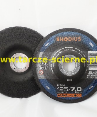  Tarcza do szlifowania T27-125x7,0x22 RHODIUS KSM ALPHA STAL
