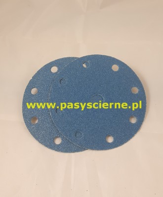 Krążek ścierny na rzep 125mm P060 SA331 9-OTWORÓW STAL/INOX