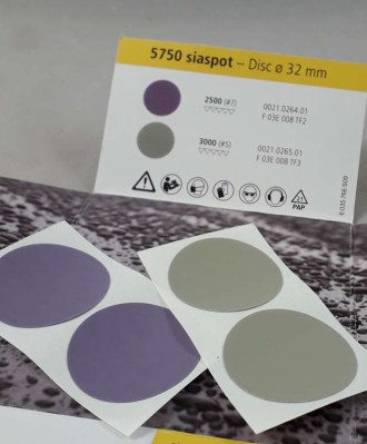 Krążek ścierny samoprzylepny (scallop disc) 32mm P5000 SIA5750 siaspot węglik krzemu