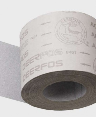 Papier ścierny 115mm P240 ACM66 DEERFOS biały