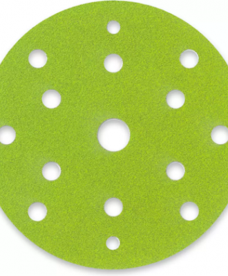 Krążek ścierny na rzep 150mm P240 15-OTWORÓW SIA1550 siapower (zielony)