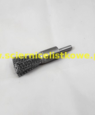 Szczotka pędzelkowa 30mm z trzpieniem 6mm INOX SZCZOTEX