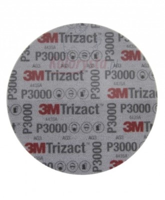 Krążek ścierny rzep 150mm P3000 Trizact Hookit 443SA 3M